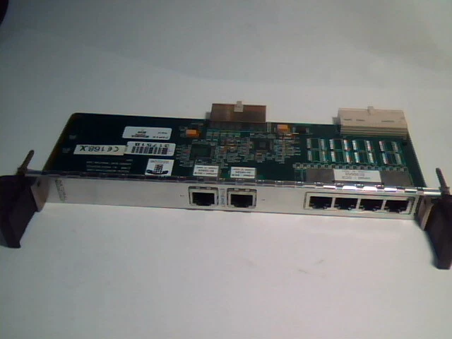 Natural Microsystems 5908 Rev2 Transition 4 T1/E1 Back Card SM0400 from CG6000C - image 9