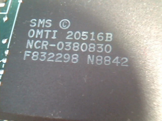 SMS OMTI 8240 MFM Hard Disk Drive Controller Card ISA HD 0005672 RevF 1989 AT - image 7