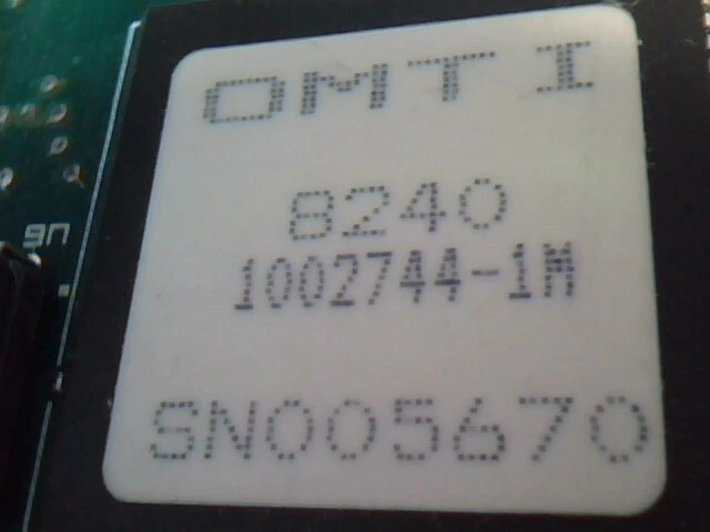 SMS OMTI 8240 MFM Hard Disk Drive Controller Card ISA HD 0005672 RevF 1989 AT - image 9
