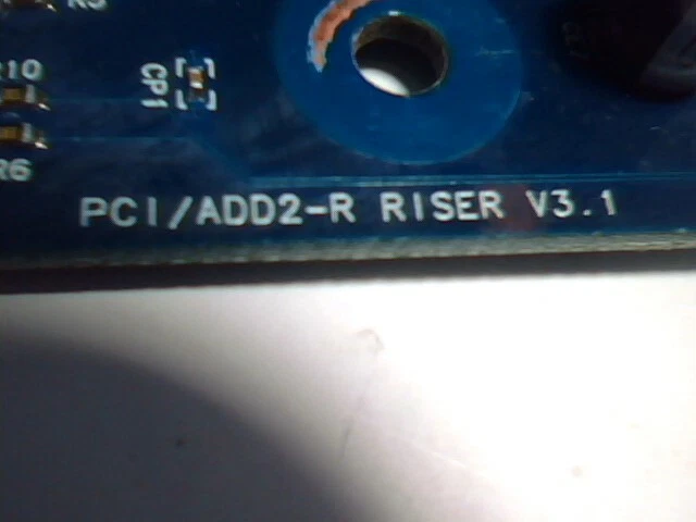 PCIe 1X-ADD2-R SLOT PCI/ADD2-R RISER V3.1 riser card bus extension PCI-E refurb - image 6