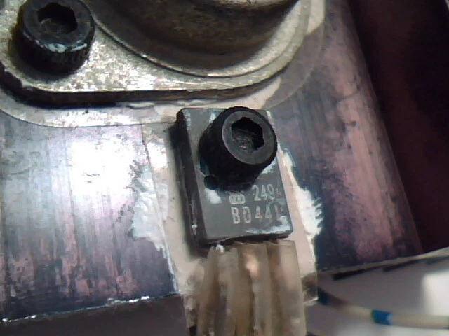 2N3055 LAS1528 1978 1979 Power Transistor and BD441 on heatsink vintage - image 5
