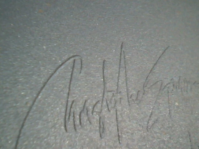 Macintosh Plus 1MB - Back panel of Case - with label and STEVE JOBS SIGNATURE - image 9