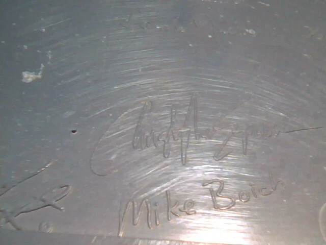 Macintosh Plus 1MB - Back panel of Case - with label and STEVE JOBS SIGNATURE -3 - image 9