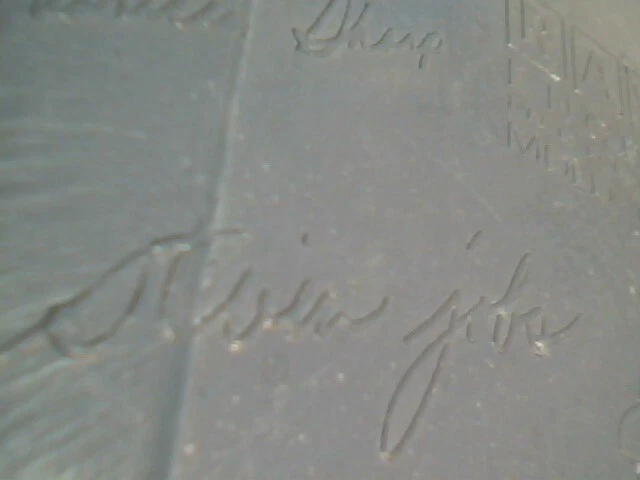 Macintosh Plus 1MB - Back panel of Case - with label and STEVE JOBS SIGNATURE -3 - image 10