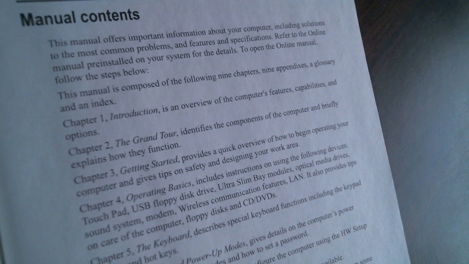 User's Manual Guide - Toshiba Portable Personal Computer S100 Portege - image 5