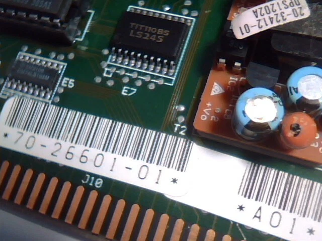 DEC EtherWorks DE100 70-26601-01 A01 Ethernet Network NIC Card ISA 8bit vintage - image 4
