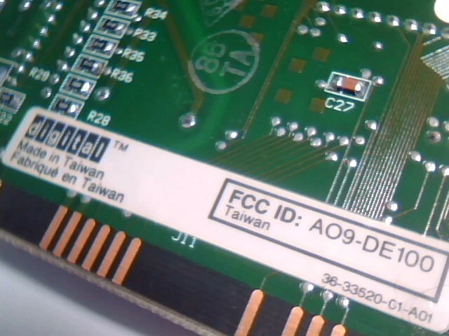 DEC EtherWorks DE100 70-26601-01 A01 Ethernet Network NIC Card ISA 8bit vintage - image 8