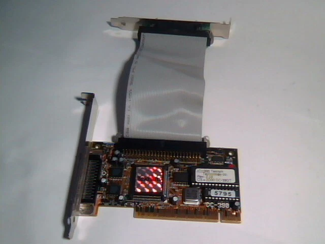 Tekram DC-390 Dual SCSI PCI Interface Controller Host Card Rev 2.03 70-390010