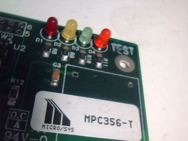 Micro/Sys MPC356-T Ethernet Adapter with twisted pair RJ45, 16-bit PC/104 - image 4