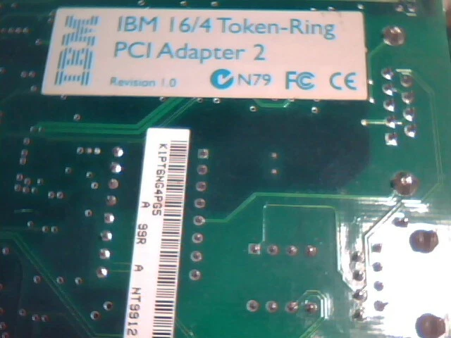 IBM 16/4 Token-Ring PCI Adapter 2 Rev1 31L3520 02L1537 NIC - image 4