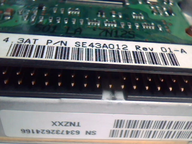 Hard Disk Drive IDE 40-pin Quantum Fireball SE 4.3AT SE43A012 01-A ASEI 0A40 - image 4