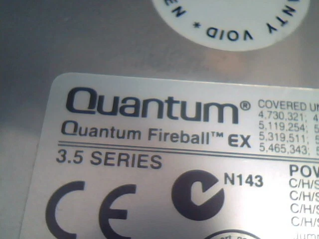 Hard Disk Drive IDE 40-pin Quantum Fireball EX 3.2AT EX32A013 Rev 01-C AEXA 0D50 - image 4