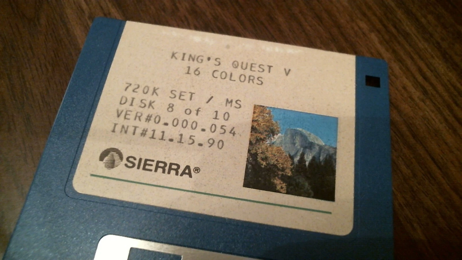 Sierra King's Quest V 16 Colors - DISK 8 ONLY - floppy disk 3.5 inch