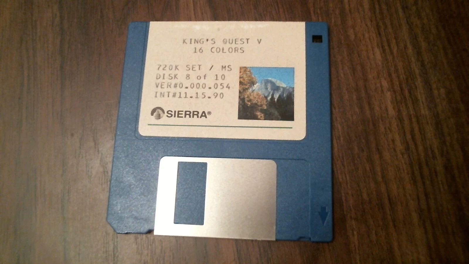 Sierra King's Quest V 16 Colors - DISK 8 ONLY - floppy disk 3.5 inch - image 2