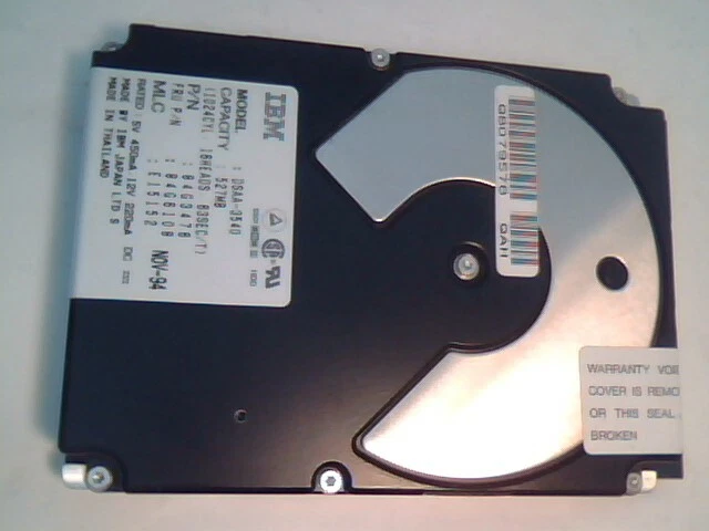Hard Disk Drive IDE 40pin IBM DSAA-3540 527MB 84G3476 E15152 40G4097-01 ✅TESTED - image 2