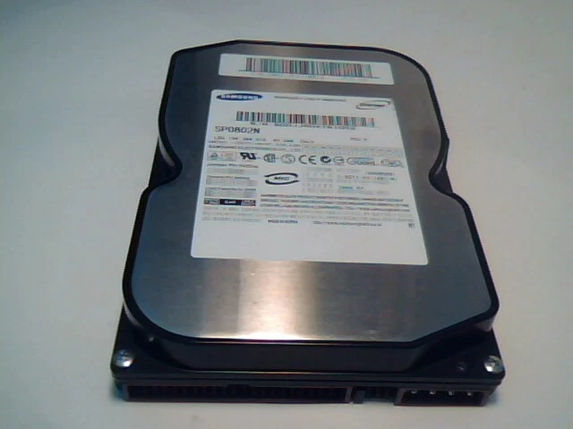 Hard Disk Drive IDE 40pin Samsung 80GB SP0802N 0891J2FX718810 P/V FS ✅TESTED