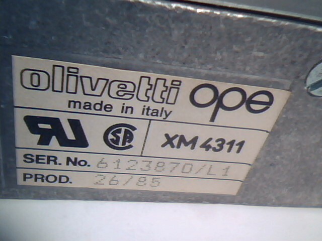 Floppy Disk Drive FDD Olivetti XM4311 360K 5.25" 5 1/4 In BLACK ✅TESTED - image 4