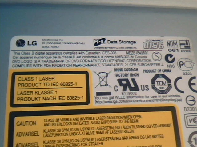 CD-ROM Drive LG CH08LS10 BD-ROM/DVD ReWriter SATA Blue-Ray Disc ✅TESTED - image 6