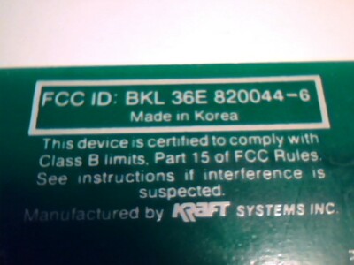 Kraft 820044-6 Joystick Controller 8-bit ISA Game Card vintage — image 4
