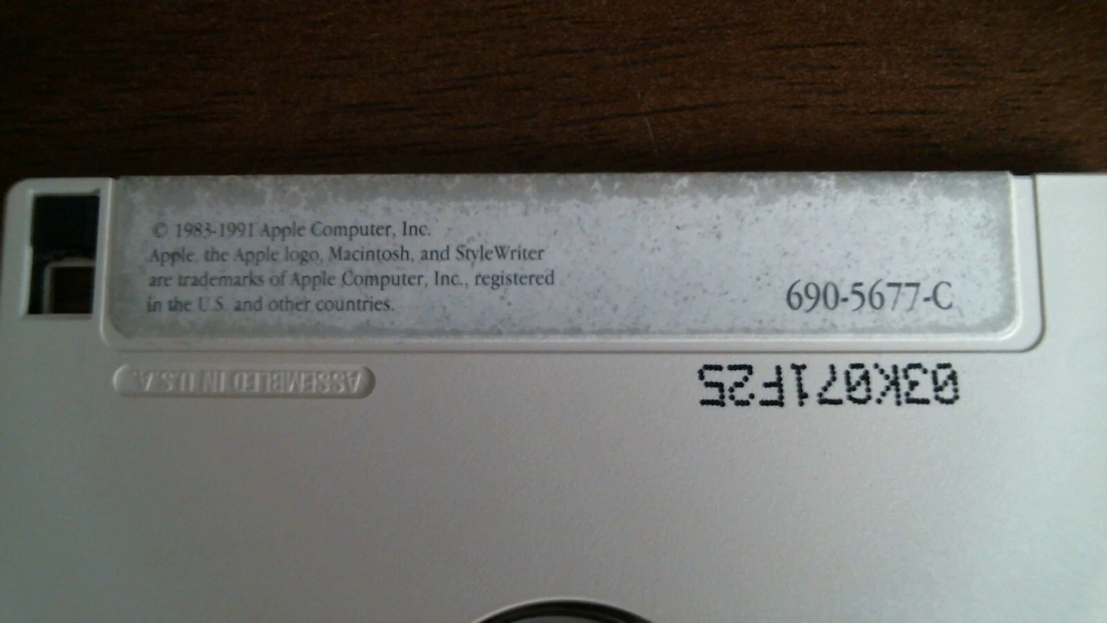 Apple Macintosh StyleWriter Printer install Version 1.2 - floppy disk 3.5 inch - image 4