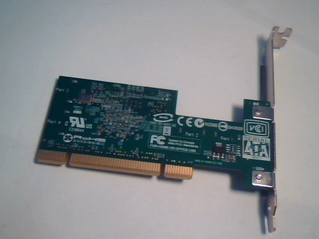 Promise SATA 300 TX4 Quad PCI Controller Card GP 0434-03 rev A1 SATA300 RoHS - image 2