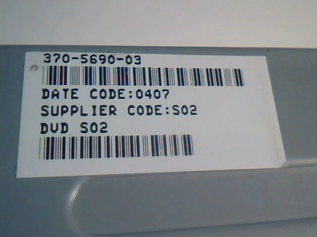DVD-ROM Drive SUN 370-5690-03 2003 XJ-HD166S 40-pin IDE ATA S02 ✅TESTED - image 5