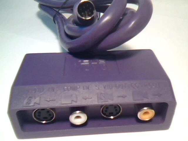 ASUS ATI VIVO Video Cable 9-pin DIN to S-Video IN OUT, RCA Composite Radeon - image 3