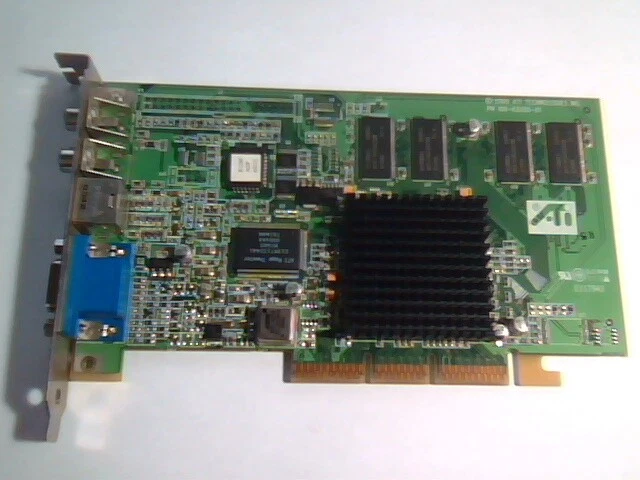 AGP Video Graphics Card ATI Rage 128 Pro 109-63200-01 R128P SD32M 1026321200