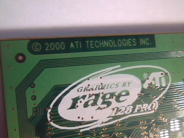 AGP Video Graphics Card ATI Rage 128 Pro 109-63200-01 R128P SD32M 1026321200 - image 5