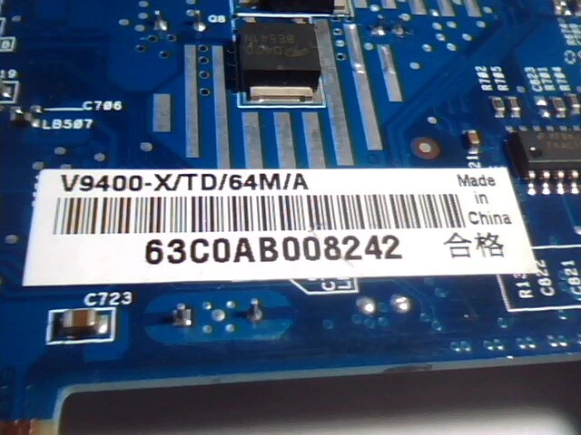 AGP Video Graphics Card ASUS V9400-X/TD/64M/A 9400 - image 7