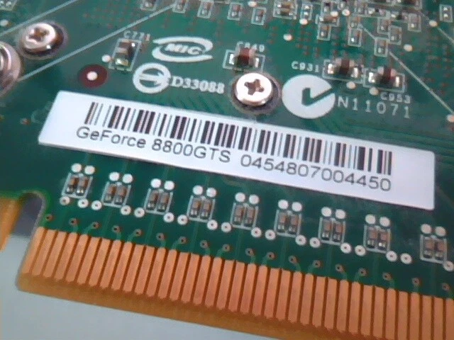 PCI-E Video Graphics Card EVGA e-GeForce 8800 GTS 320-P2-N811-AR - image 6