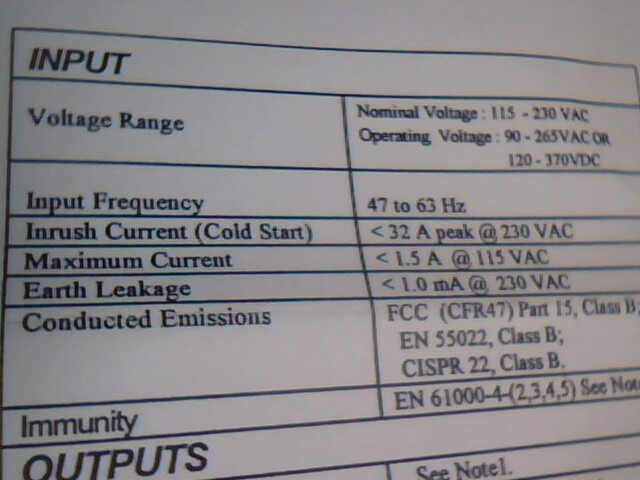 Cortech Systems GPS 65-2000-H open frame power supply 40W/65W dual 3.3V 12V - image 7