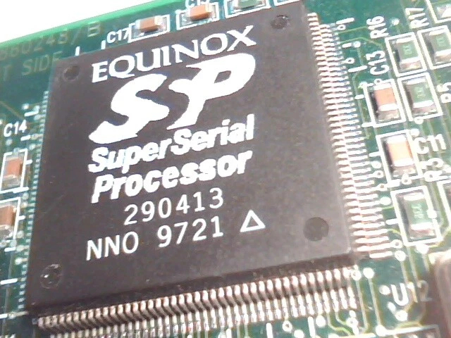 EQUINOX SST-4/8E 8-Port EISA card SSP SuperSerial J2482-60001 RevF 910248/B - image 6