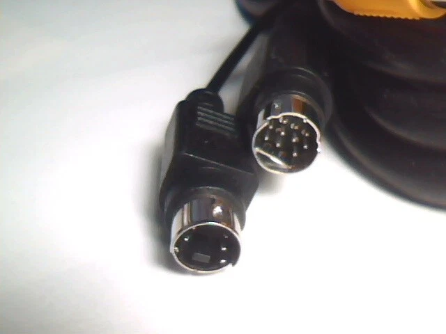 ATI All-In-Wonder Pro Output Adapter Cable 10-pin DIN RCA S-Video - image 2