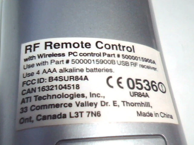 ATI All-In-Wonder Remote Wonder 5000015900A - image 4
