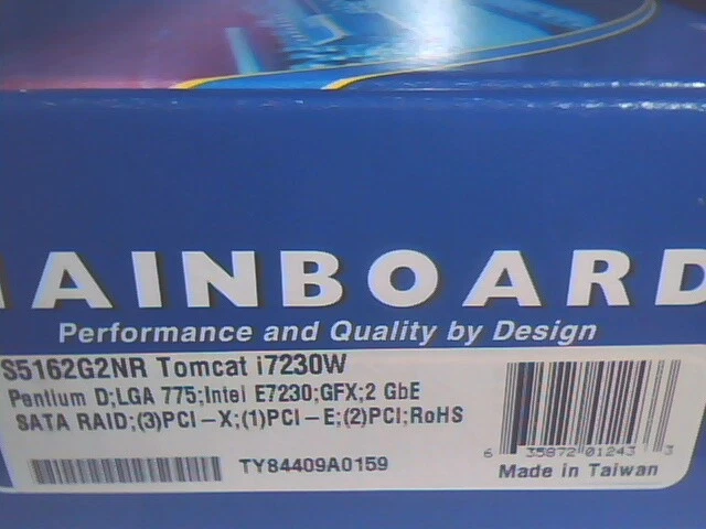 NEW Tyan System Board Motherboard S5162 Tomcat S5112G2NR Socket775 pentium D LGA - image 2