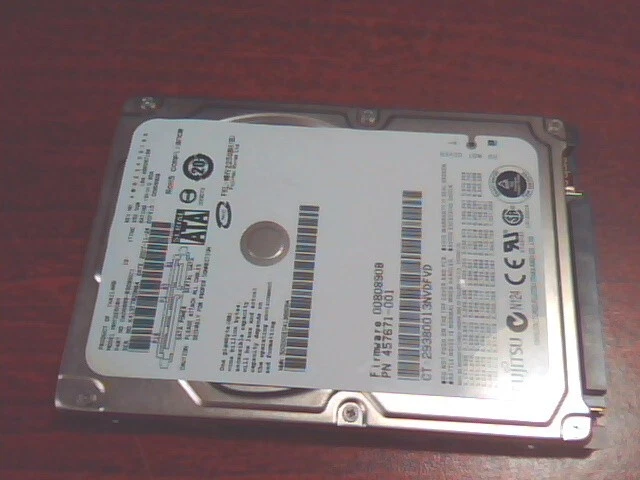HDD Laptop Hard Disk Fujitsu MHY2250BH CA06889-B30900C1 250GB SATA 457671-001