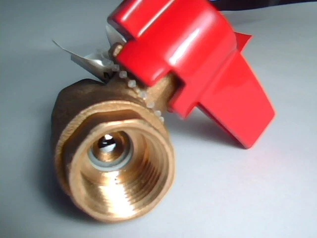 Gas Ball Valve 3/8in American Valve M88C #23152 brass Female NPT 1/2PSIG & 5G - image 8