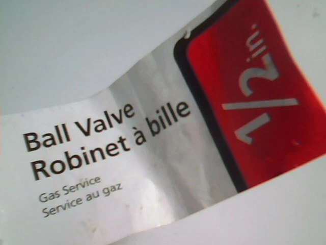 Gas Ball Valve 1/2in American Valve M88C #21530 brass Female NPT 1/2PSIG & 5G - image 5
