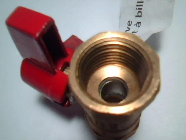 Gas Ball Valve 1/2in American Valve M88C #21530 brass Female NPT 1/2PSIG & 5G - image 7