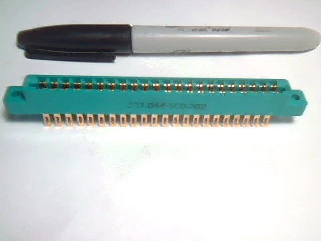 Card Edge connector bus slot 44 pins 2x22 3.6in length 4in 0.065in 0.25mm pitch
