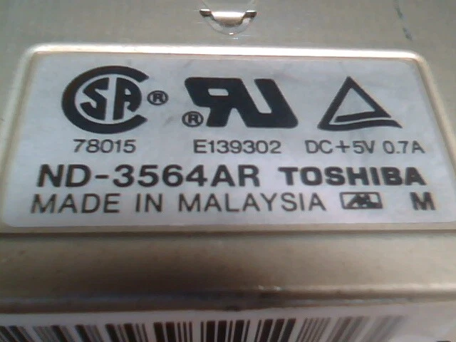 TOSHIBA ND-3564AR Floppy Disk Drive 1.44 3.5 Chinon FZ-354 only one in the world - image 7