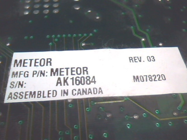 Video Graphics Card PCI Matrox Meteor 571-03 Rev:C Philips SAA7196 H - image 4