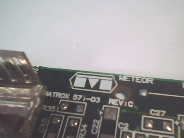 Video Graphics Card PCI Matrox Meteor 571-03 Rev:C Frame Grabber RCA - image 4