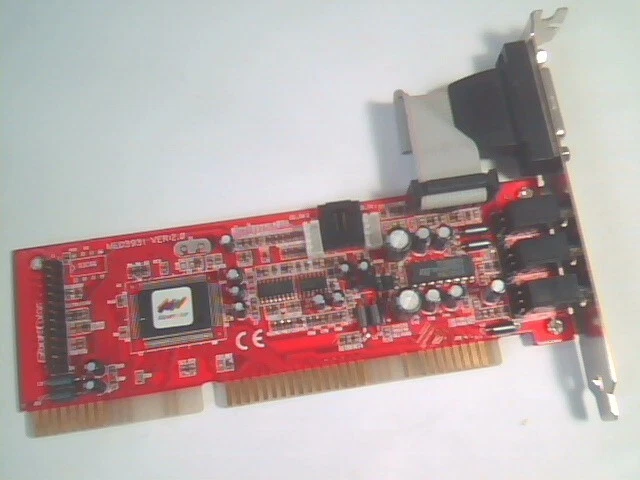ExpertColor MED3931 OPTi 931 VER:2.0 ISA sound card 16-bit vintage PNP Win95/98
