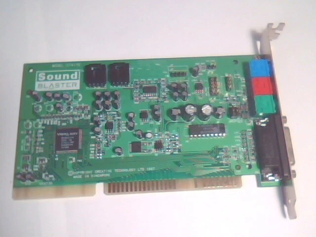 Creative Labs SoundBlaster CT4170 PNP 16-bit ISA Sound Card vintage v04 049730 a