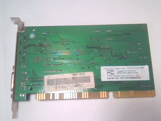 Creative Labs SoundBlaster CT4170 PNP 16-bit ISA Sound Card vintage v1 019720 - image 2