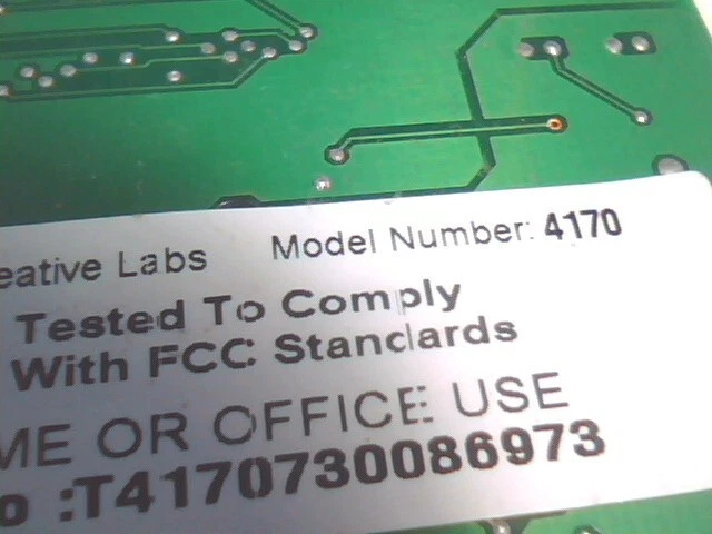 Creative Labs SoundBlaster CT4170 PNP 16-bit ISA Sound Card vintage v1 019720 - image 8