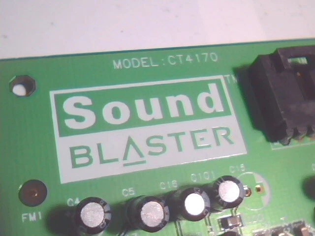 Creative Labs SoundBlaster CT4170 PNP 16-bit ISA Sound Card vintage v04 049730 b - image 4