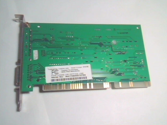 Creative Labs SoundBlaster CT4170 PNP 16-bit ISA Sound Card vintage v04 049730 d - image 2